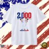 Zack Wheeler 2000 Career Strikeouts NY Mets and Philadelphia Phillies T Shirt, Viral 2D Graphic Tee