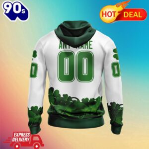 Zipper Hoodie Boston Bruins, Happy St.Patrick Days Jersey