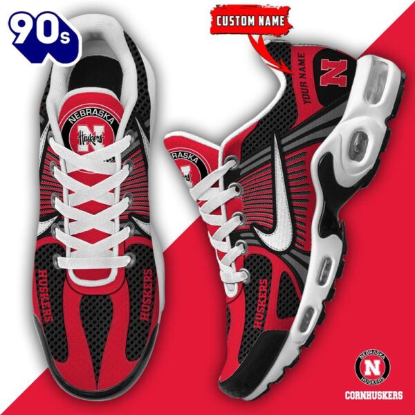 ZNCAA Nebraska CornhuskersFootball Team Sport Custom Max Plus Shoes