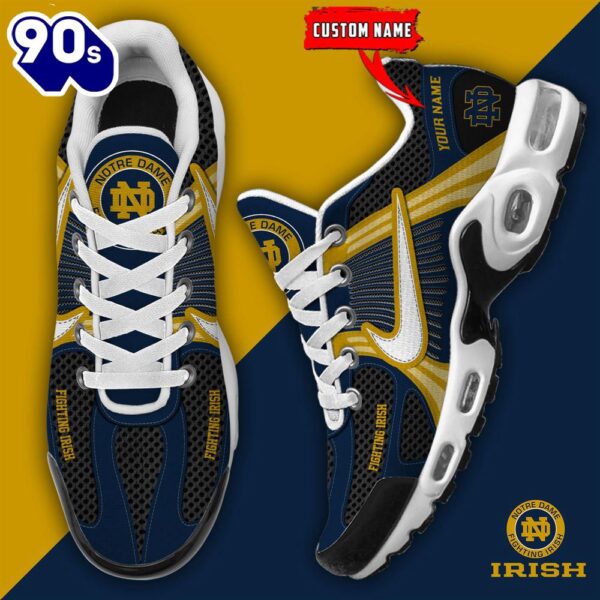 ZNCAA Notre Dame Fighting IrishFootball Team Sport Custom Max Plus Shoes