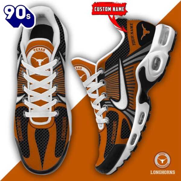 ZNCAA Texas LonghornsFootball Team Sport Custom Max Plus Shoes