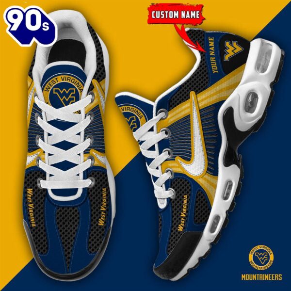 ZNCAA West Virginia MountaineersFootball Team Sport Custom Max Plus Shoes