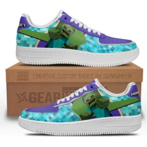 Zombie Minecraft Custom Air Sneakers 3 Zombie Minecraft Custom Air Sneakers