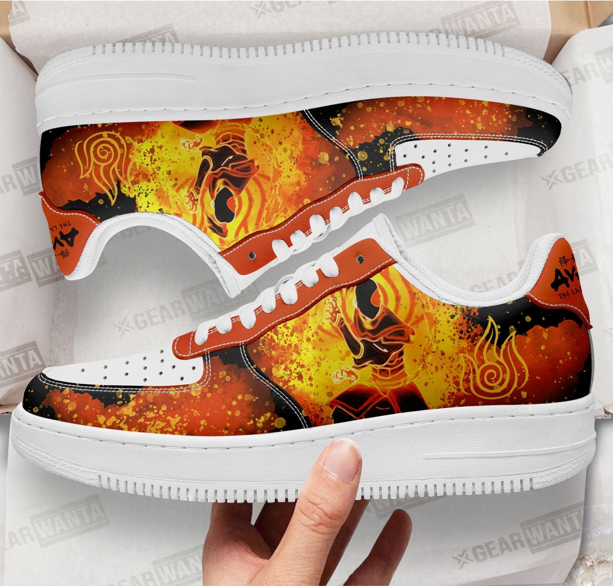 Zuko Fire Nation Air Sneakers Custom Avatar The Last Airbender Shoes Zuko Fire Nation Air Sneakers Custom Avatar The Last Airbender Shoes