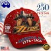ZZ Top Sabbath America 250 Years Of Freedom Classic Cap